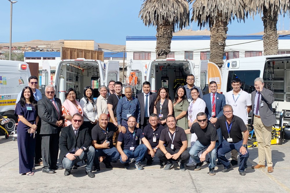 HOSPITAL DE ARICA CUENTA CON CUATRO NUEVAS AMBULANCIAS PARA EL TRASLADO DE PERSONAS USUARIAS