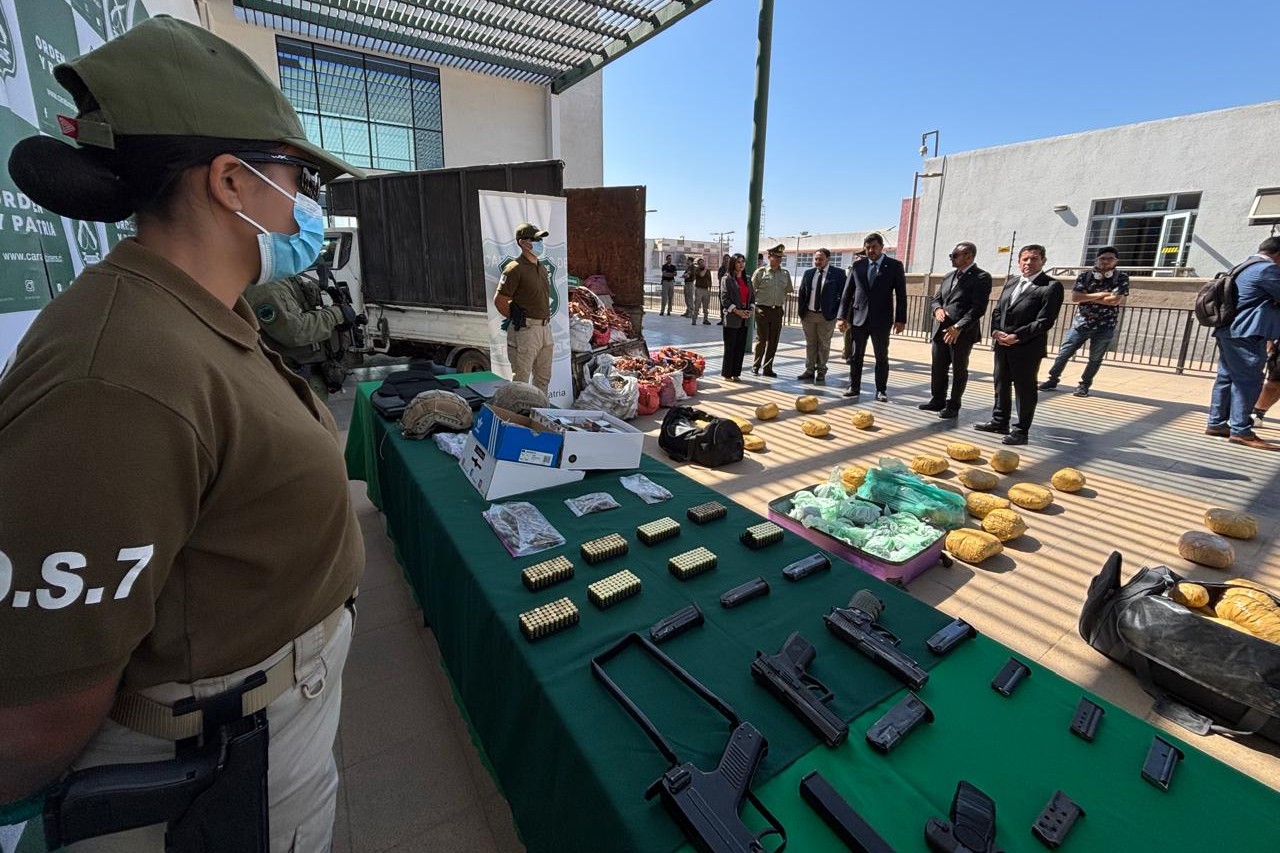 CARABINEROS DEL OS7 Y FISCALÍA ARICA DAN DURO GOLPE AL CRIMEN ORGANIZADO