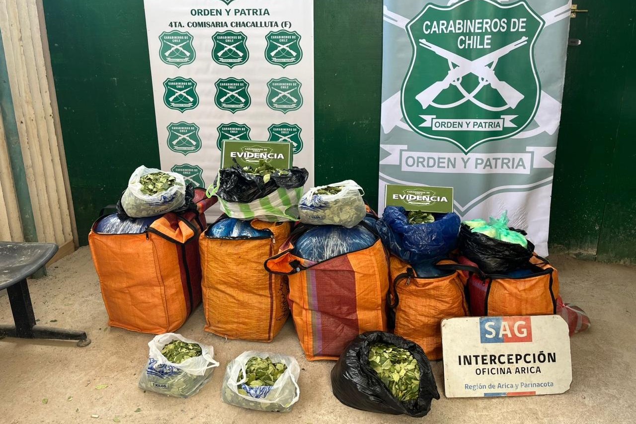 TRES DETENIDAS Y 240 KILOS DE HOJA DE COCA INCAUTADOS EN OPERATIVO PREVENTIVO EN LA FRONTERA