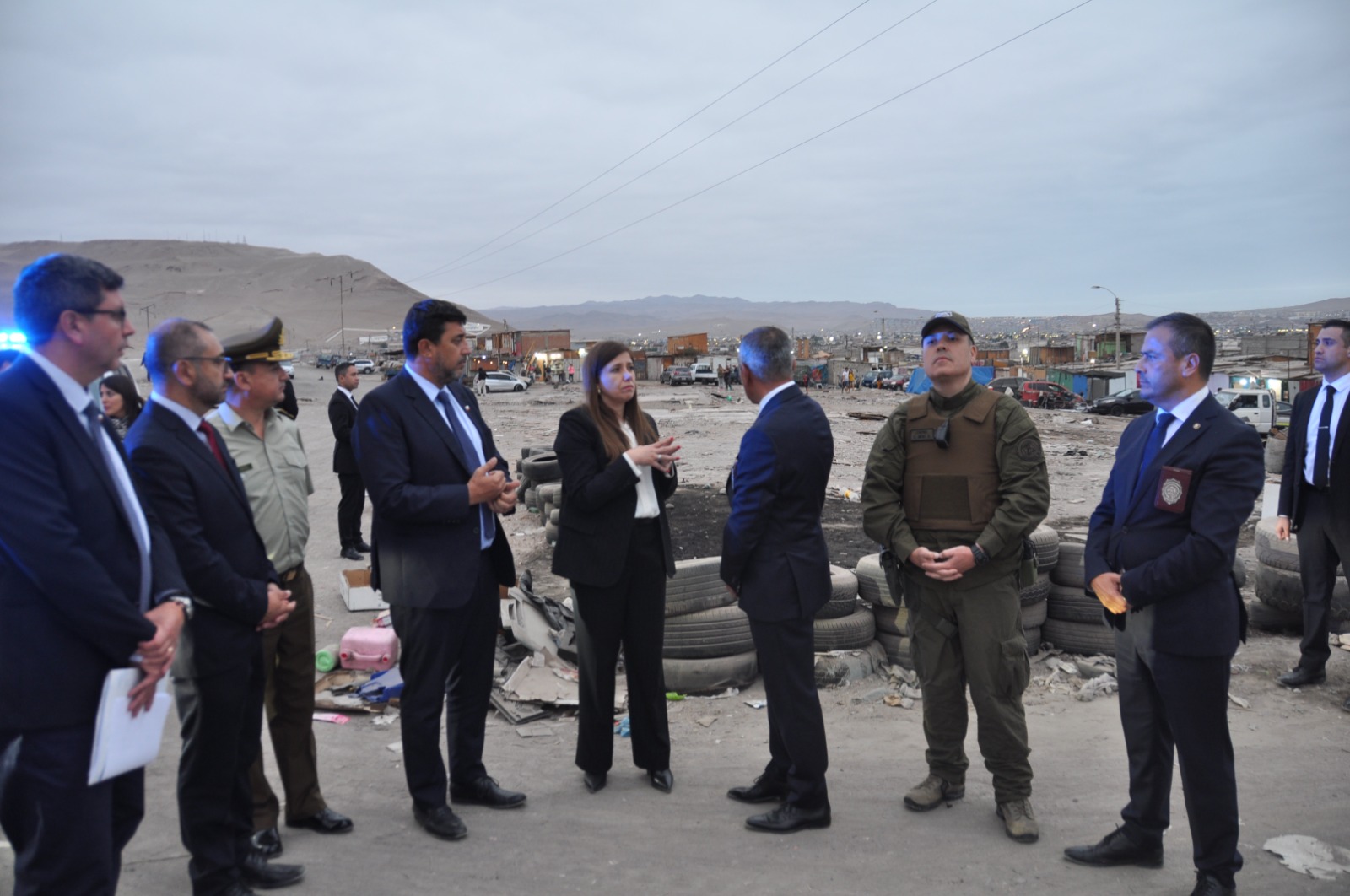 SUBSECRETARIA DE SEGURIDAD PÚBLICA RECORRE CERRO CHUÑO EN ARICA