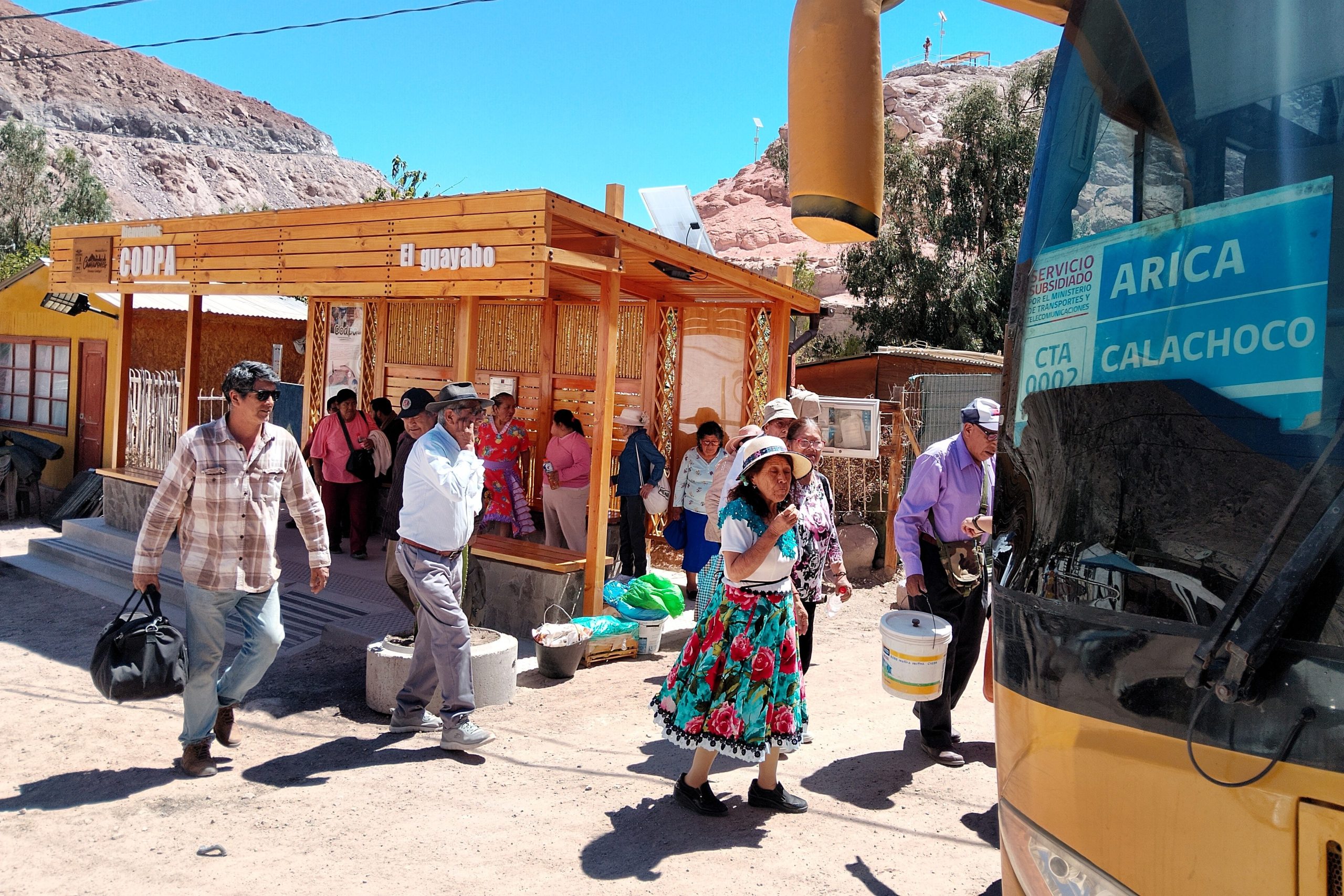 INAUGURAN PARADERO TURÍSTICO "EL GUAYABO" Y NUEVOS MÓDULOS INFORMATIVOS EN EL VALLE DE CODPA